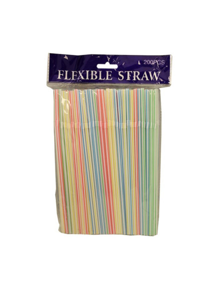 Flexible Drinking Straws 200 ct