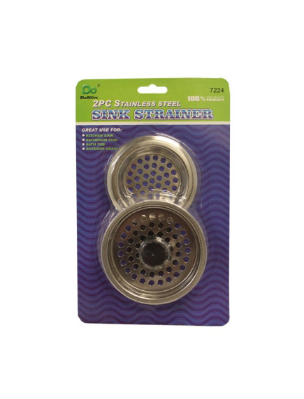 Sink Strainer Stainless Steel 2pc