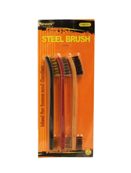 Steel Brush 3 ct 