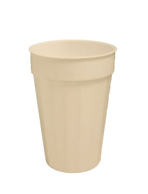 White Plastic Tumbler 12 oz 