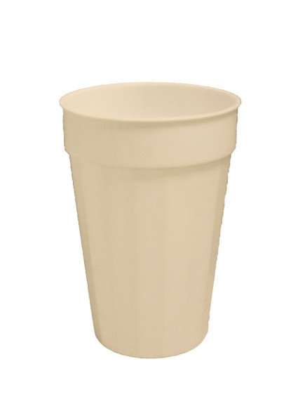 White Plastic Tumbler 12 oz 