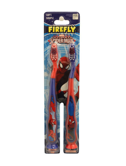Firefly Kids Soft Toothbrushes 2 pk - Ultimate Spider Man 