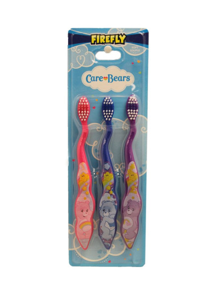 Firefly Kids Soft Toothbrushes 3 pk - Care Bears 