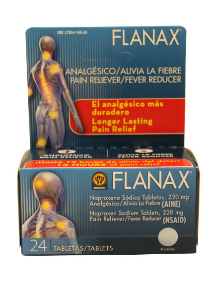Flanax Pain Reliever/Fever Reducer 24 ct Tablets Flanax Pain Reliever/Fever Reducer 24 ct Tablets