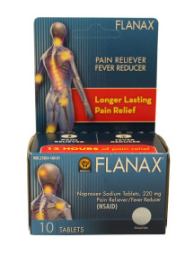 Flanax Pain Reliever/Fever Reducer 10 ct Tablets Flanax Pain Reliever/Fever Reducer 10 ct Tablets