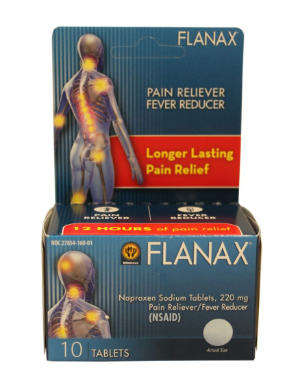 Flanax Pain Reliever/Fever Reducer 10 ct Tablets 