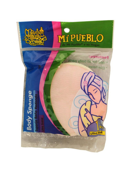 Mi Pueblo Round Body Sponge Ultra Soft