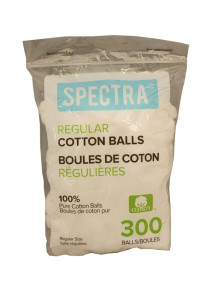 Spectra Regular Cotton Balls 300 ct 