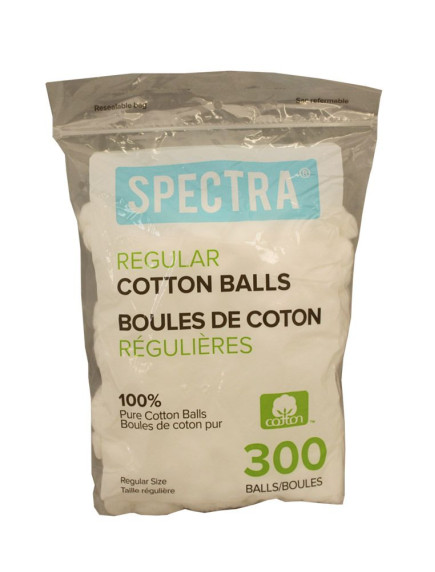 Spectra Regular Cotton Balls 300 ct Spectra Regular Cotton Balls 300 ct