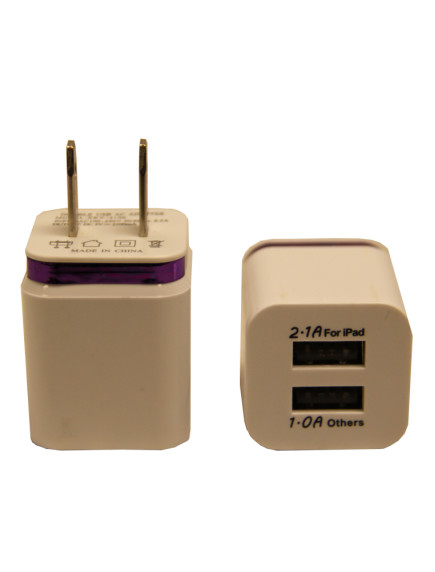 USB Wall Charger - Compatible with iPad and iPhone