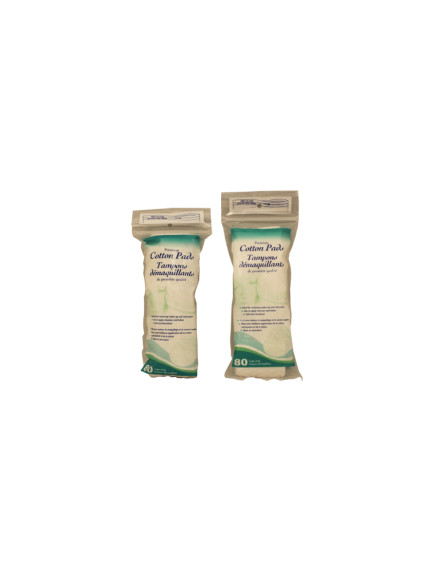 Cosmetic Pads 80 ct Round or Square