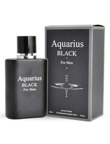 MCH Beauty 3.4 oz EDT Spray - Aquarius Black