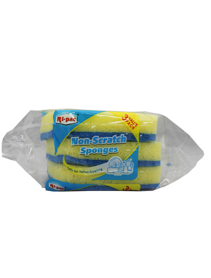 Ri-pac Non-Scratch Sponges 3 Value Pack 