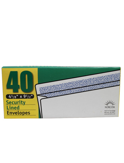 Security Lined Envelopes 40 ct Security Lined Envelopes 40 ct
