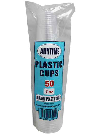 Plastic Cups 7 oz 50 ct 