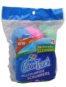 Clean Touch Multipurpose Scrubbers 6 pk 
