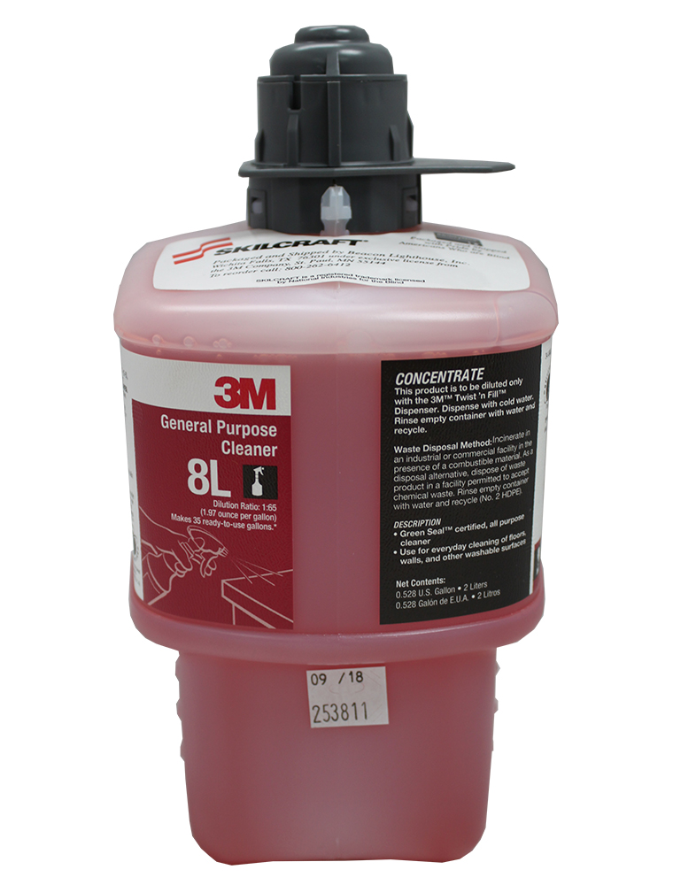 Skilcraft 3M General Purpose Cleaner 8L 2 Liters