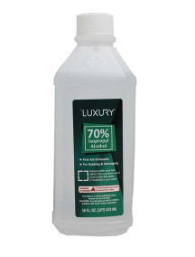 Luxury 70% Isopropyl Alcohol 16 fl oz - Clear