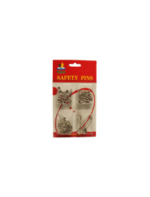 Safety Pins Silver Assorted Sizes