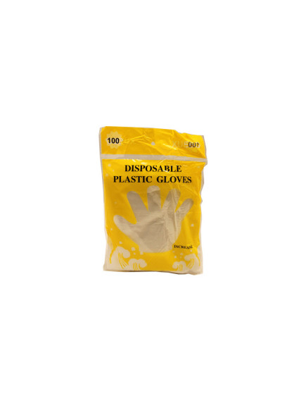 Disposable Plastic Gloves 100 ct