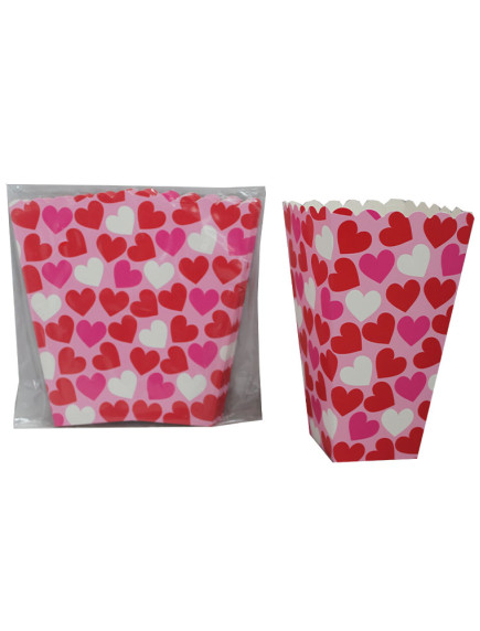 Party Favor Treat Boxes 6 pk - Hearts 