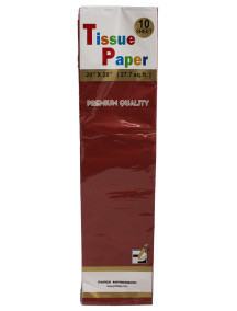 Gift Tissue Paper 10 Sheets - Dark Red 