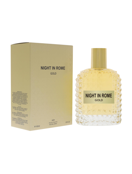 Royal Fragrance 3.3 fl oz EDT Spray - Night In Rome Gold Royal Fragrance 3.3 fl oz EDT Spray - Night In Rome Gold