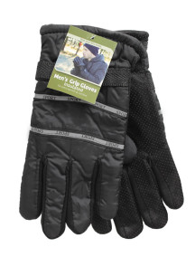Men Grip Gloves Insulated 
