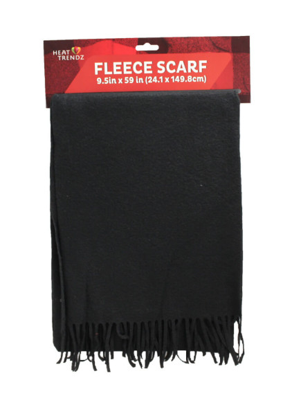 Fleece Scarf - Black 
