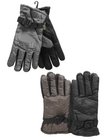 Men Grip Gloves Insulated - Assorted Colors 