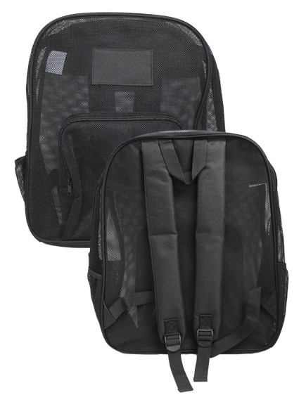 Mesh Backpack - Black Color