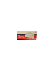 White Envelopes 50 ct #10