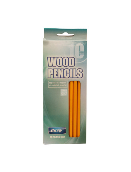 No. 2 Wood Pencils 10 ct