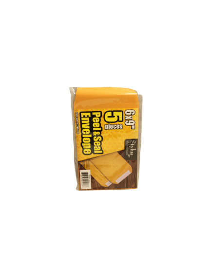 Peel & Seal Envelope 6" x 9" 5 pk