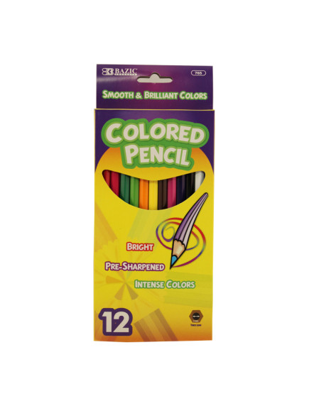 Bazic Colored pencils 12 pk.